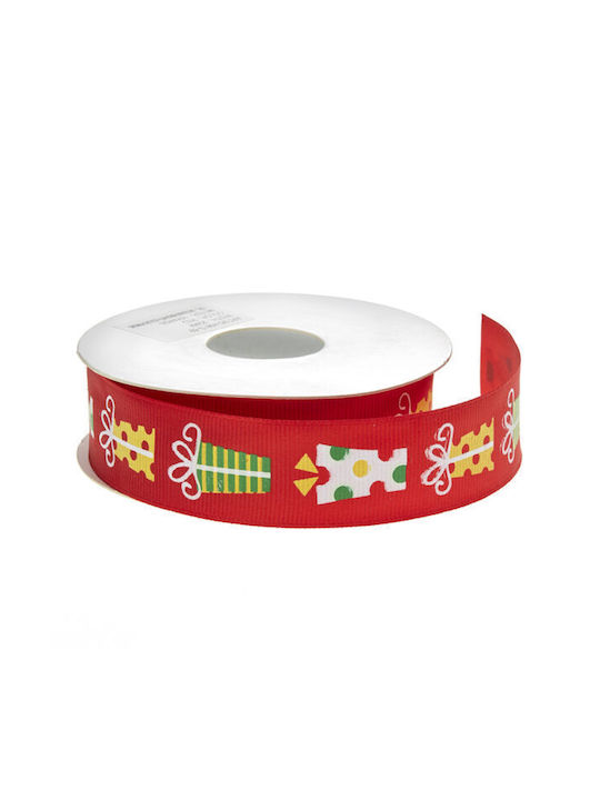 Nuova Vita Christmas Ribbon Red 914x2.5cm 1pc