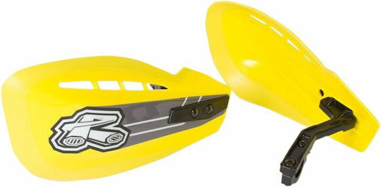 Renthal Motorcycle Protective Hand Guards in Yellow Colour