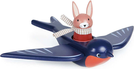 Tender Leaf Toys Animal Swallow And Rabbit made of Wood