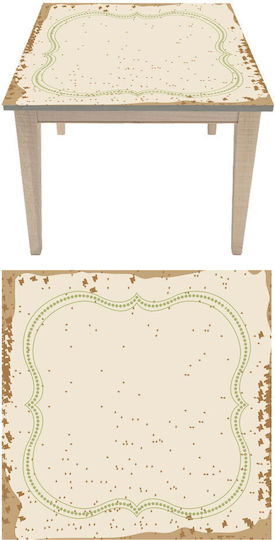 Dekorativer Aufkleber Tabelle Muster 1Stück 50x90cm Autokolitakia