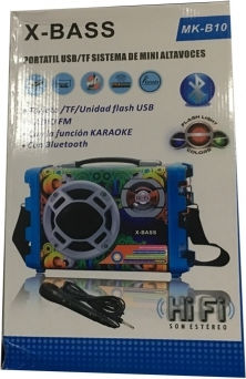 Lautsprecher X-BASS MK-B10 Mehrfarbig