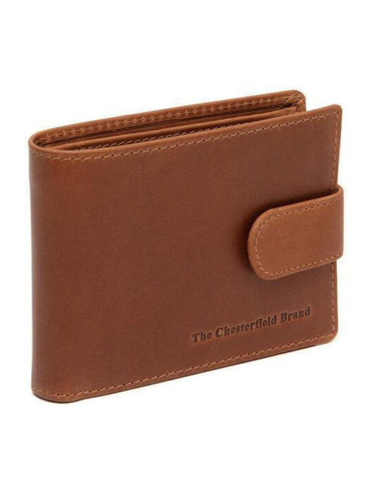 Brand Leather Men's Wallet Classic Brown