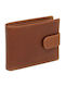Brand Leather Men's Wallet Classic Brown