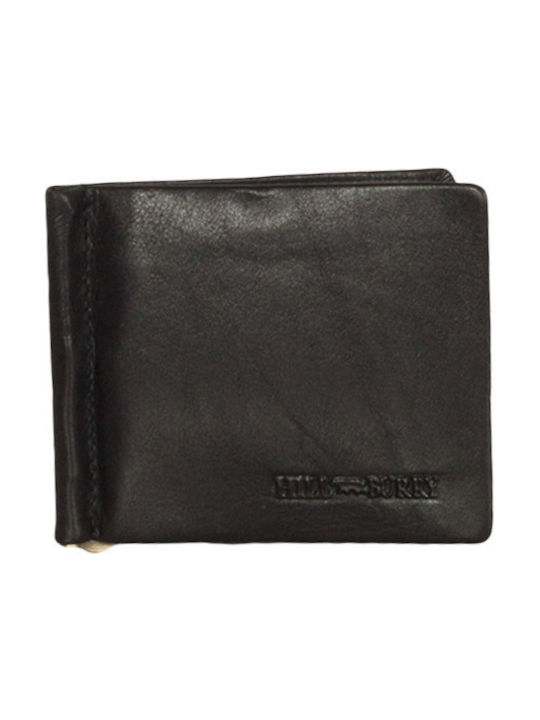 Hill Burry Men's Leather Wallet with RFID Black