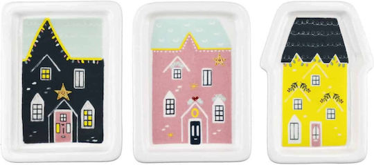 Kitchen Craft Nutcracker Collection Decorative Plates Set Accesorii de Gătit din Plastic 3buc