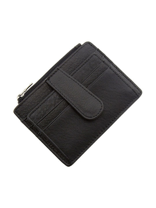 H.T Men's Leather Card Wallet Black