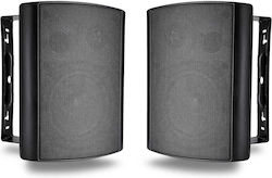 Voice Kraft Ηχεία (Ζεύγος) Μαύρα 5025-VK