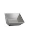 Elite Ceramic Salad Bowl Gray 23x23x9cm