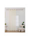 Viokarpet Vorhang mit Grommets Soraya Ecru 140x265cm