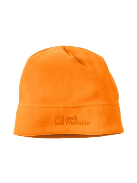 Jack Wolfskin Real Stuff Beanie Unisex Fleece Beanie Knitted in Orange color