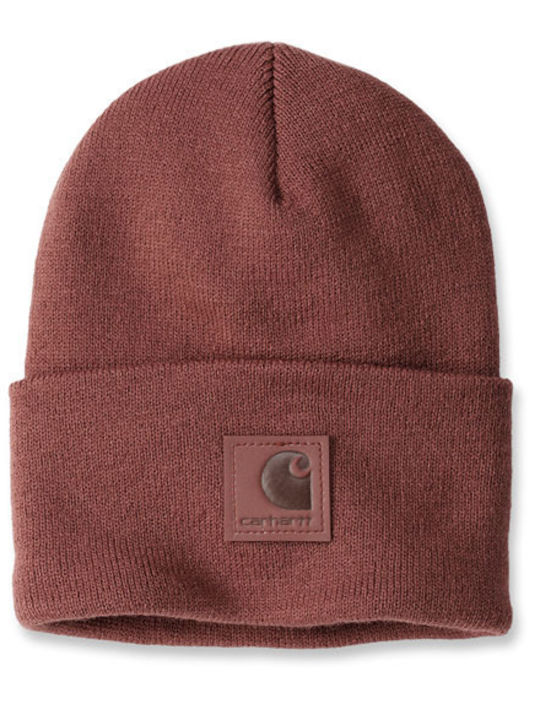 Beanie Unisex Beanie Knitted in Brown color