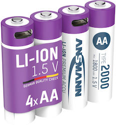 Ansmann AA 1800mAh 1.5V 4 Bucăți