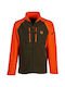 Ανδρική Ζακέτα Fleece Green/Orange