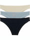 Βαμβακερά Γυναικεία Slip 3Pack Multicolour