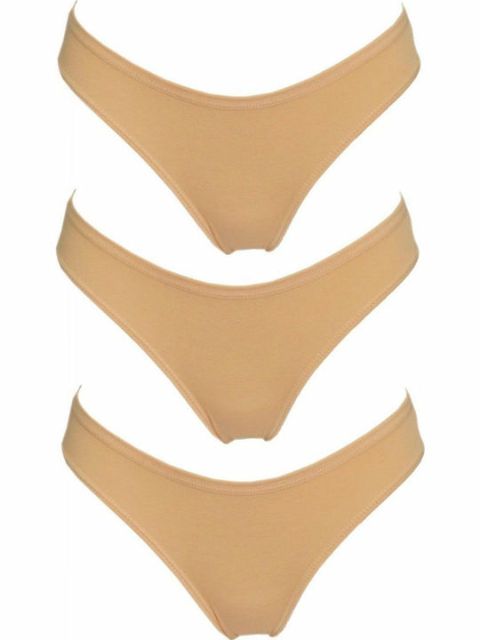 Γυναικεία Slip 3Pack Μπεζ