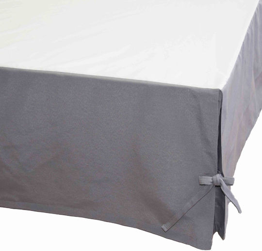 Decocraft Husă pentru Baza Patului Gri 90x200cm 1buc 25-003-00006