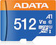 Adata Premier microSDXC 512GB U1 V10 A1 UHS-I 100MB/s
