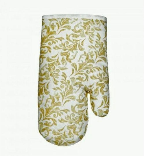 24home.gr Oven Mitt Fabric в Beige цвят 1бр