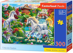 Παιδικό Puzzle Unicorn Garden 300pcs για 8+ Ετών Castorland