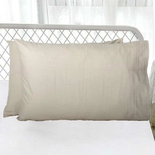 To megalo pazari Kissenbezug-Set Beige 50x70cm.
