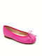 Παιδικές Μπαλαρίνες Einfach Leder Fuchsie
