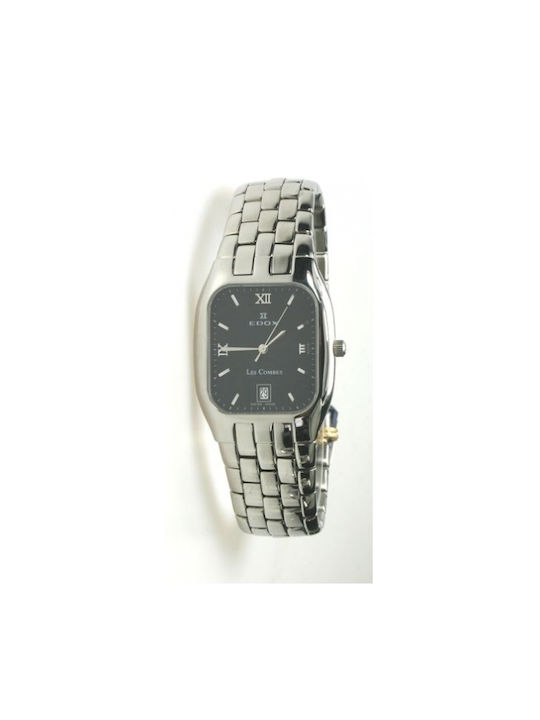 Edox Watch Battery with Silver Metal Bracelet