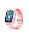 Wonlex Kt18 Kinder Smartwatch mit GPS und Kautschuk/Plastik Armband Rosa