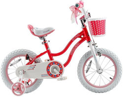 Royal Baby Star 14" Παιδικό Ποδήλατo Πόλης Ροζ