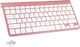 60149 Wireless Bluetooth Keyboard Only International English Rose Gold