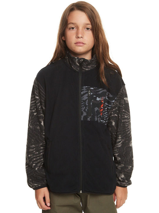 Quiksilver Cardigan pentru copii Fleece Negru (BLACK) Boys