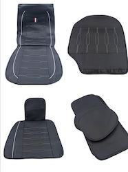 Seat Covers Set 10 Pieces Leatherette