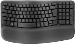 Logitech Wave Keys Wireless Keyboard Only English US Gray