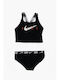 Nike Παιδικό Μαγιό Μπικίνι Μαύρο