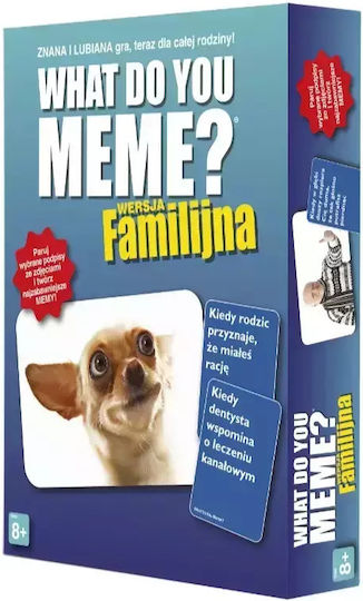 Board Game What Do You Meme? Family Edition (PL) for 3-10 Players 8+ Years Old (PL) Epee