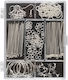 Creativ Company Element decorativ pentru proiecte DIY Silver