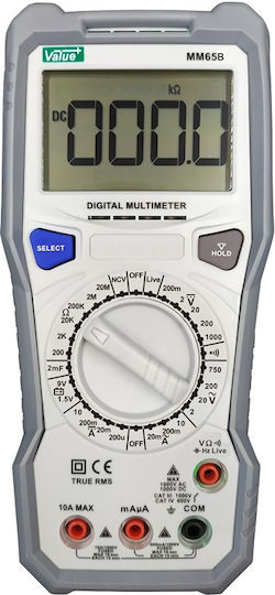 Tele Ψηφιακό Πολύμετρο True RMS με Buzzer με Μέτρηση AC MM-65B