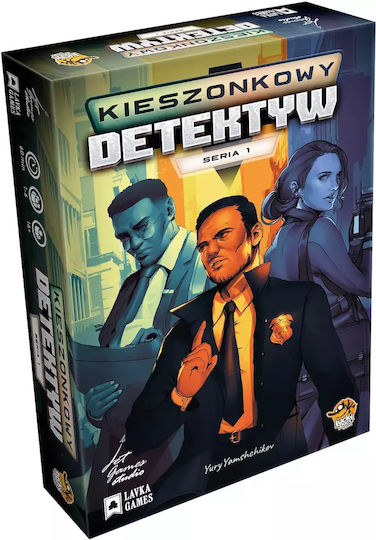 Board Game Pocket Detective: Season 1 (PL) for 1-6 Players 10+ Years Old (PL) Lucky Duck Games
