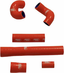 Samco Sport Set Silicone Motorcycle Engine Hoses Orange