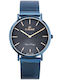 G.Rossi Men's Watch 36.5mm Battery with Blue Metal Bracelet