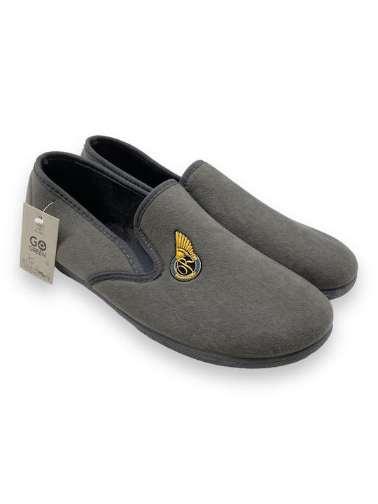 Dicas Heel Enclosed Men's Slipper Gray