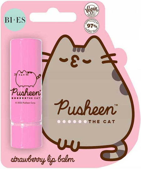Bi-es Pusheen Lip Balm Children's Makeup Strawberry