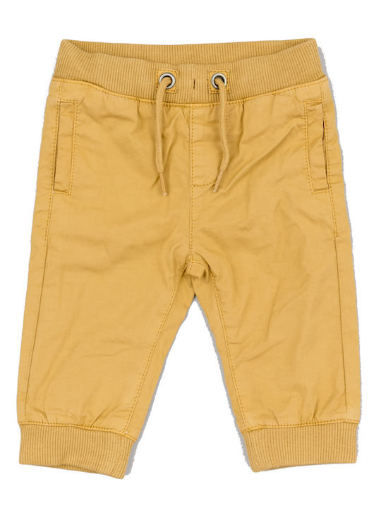 Kids' Jeans Trousers Solid Color Mustard Code LBBAP0401 23025