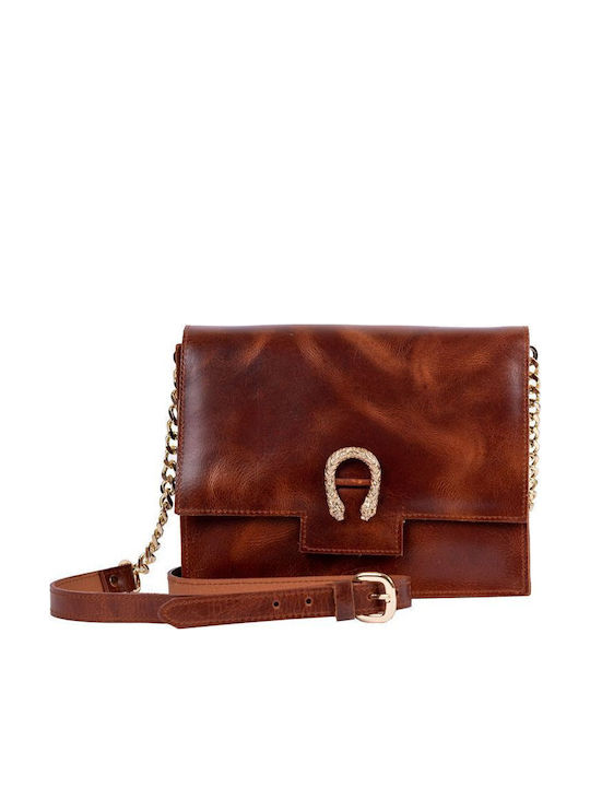 Leather Women's Bag Crossbody Brown