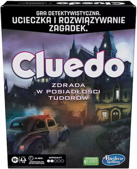 Board Game Cluedo Escape Room Game (PL) for 1-6 Players 10+ Years Old (PL) Hasbro