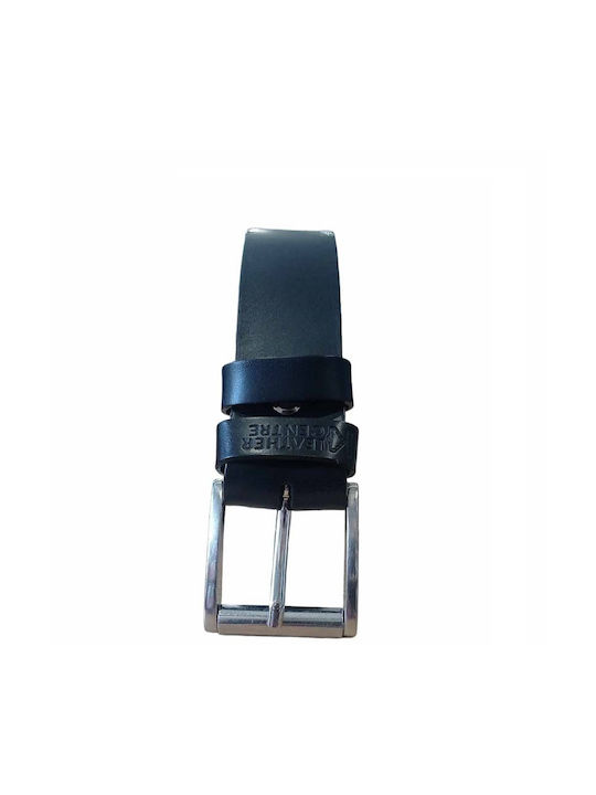 GaFashion Men's Leather Belt Black