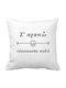 VOUR Sofa Cushion I Love You So Much Polyester 20x20cm