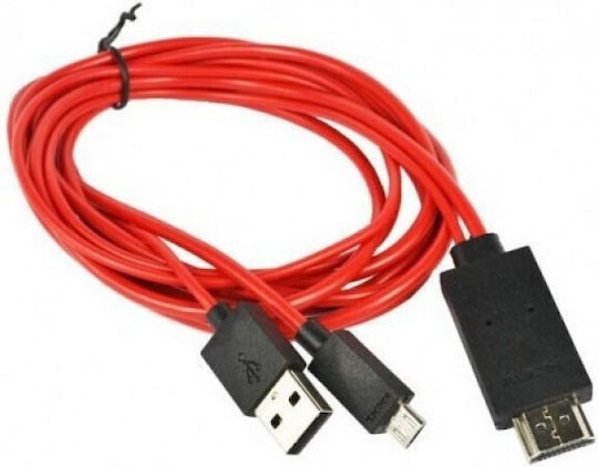 Cablu HDMI De Sex Masculin - MHL 1m Negru