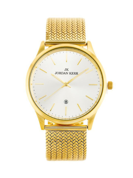 Jordan Kerr Watch Battery in Gold / Gold Color