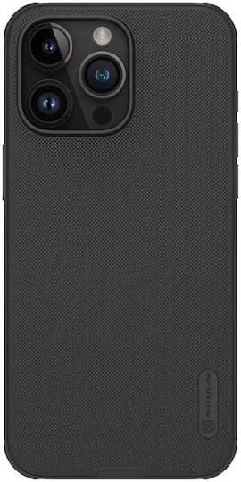 Nillkin Super Frosted Pro Задна корица Пластмаса Магнитен Черен (iPhone 15 Pro Max)