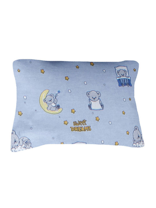 Dimcol Βρεφική Μαξιλαροθήκη Sky Blue 35x45εκ.